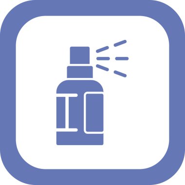 Sprey şişe simgesinin vektör illüstrasyonu