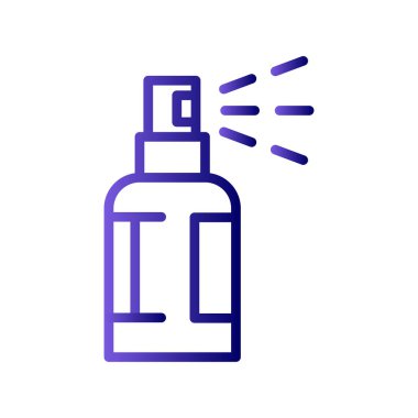 Sprey şişe simgesinin vektör illüstrasyonu