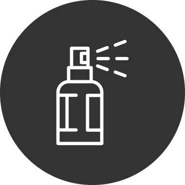 Sprey şişe simgesinin vektör illüstrasyonu