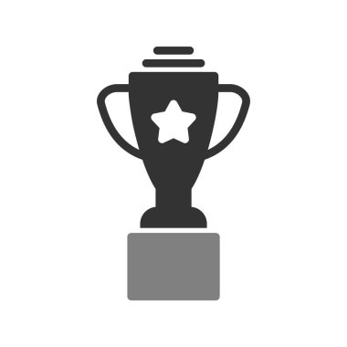 Kupa ikonu vektörü. İnce çizgi işareti. izole edilmiş sınır sembolü çizimi