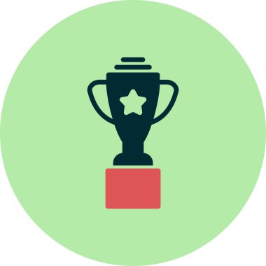 Kupa ikonu vektörü. İnce çizgi işareti. izole edilmiş sınır sembolü çizimi