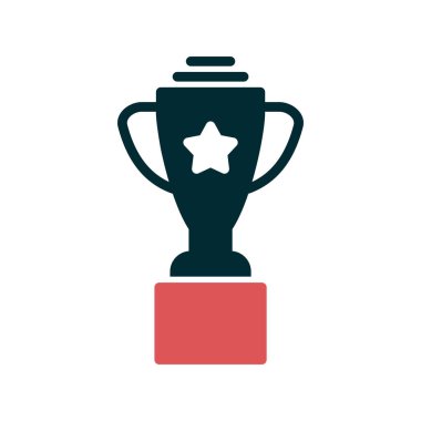 Kupa. Web simgesi basit tasarım