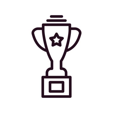 Kupa. Web simgesi basit tasarım