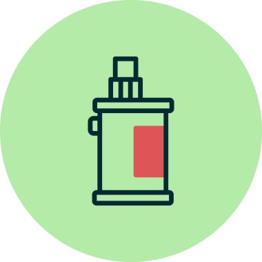 Vaper simgesi, vektör illüstrasyonu