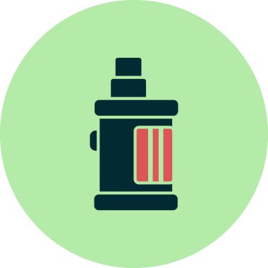 Vaper simgesi, vektör illüstrasyonu