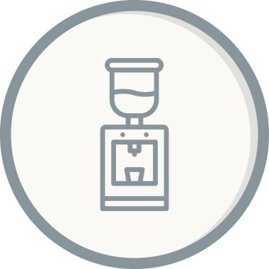 Su Soğutucusunun Vektör İllüstrasyonu