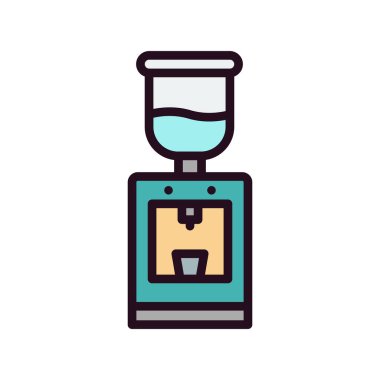 Vector Illustration of Water Cooler