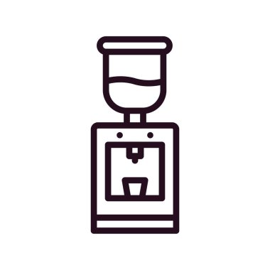 Su Soğutucusunun Vektör İllüstrasyonu