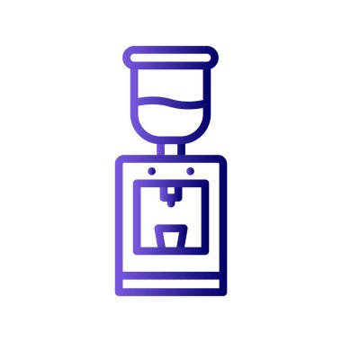 Su Soğutucusunun Vektör İllüstrasyonu