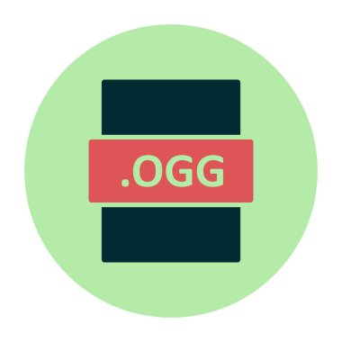 Dosya biçimi simgesinin basit tasarımı