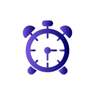 Alarm simgesi, vektör illüstrasyonu