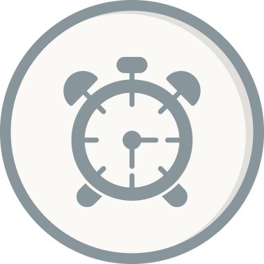 Çalar saat simgesi. özet vektör resimleme çizelgesi. 