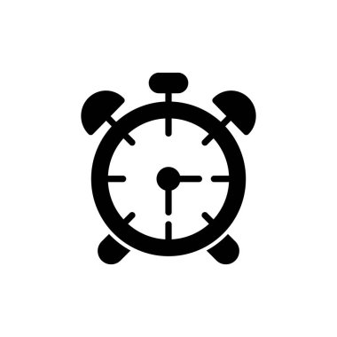 Çalar saat simgesi. özet vektör resimleme çizelgesi. 