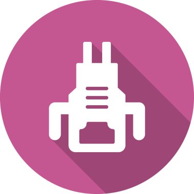 Mutfak önlüğü simgesi, vektör çizimi