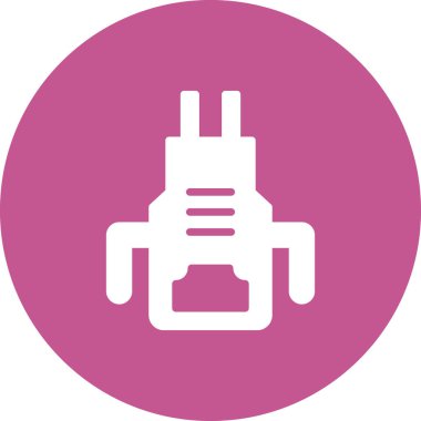 Mutfak önlüğü simgesi, vektör çizimi