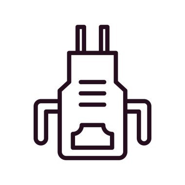 Önlük kutsal kişilerin resmi, vektör çizim