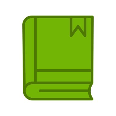 Kitap simgesi, modern vektör illüstrasyon tasarımı