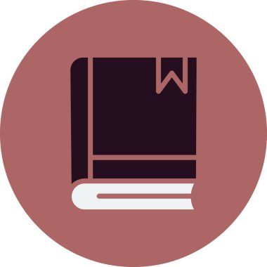 Kitap simgesi, modern vektör illüstrasyon tasarımı