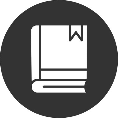 Kitap simgesi, modern vektör illüstrasyon tasarımı