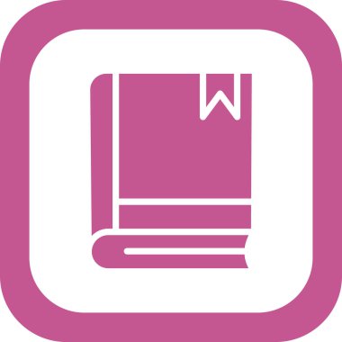 Kitap simgesi, modern vektör illüstrasyon tasarımı