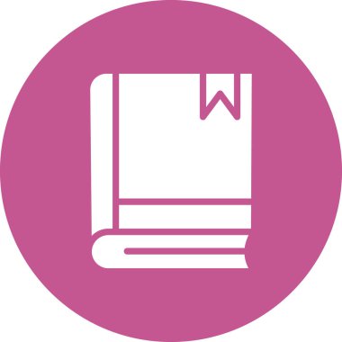 Kitap simgesi, modern vektör illüstrasyon tasarımı