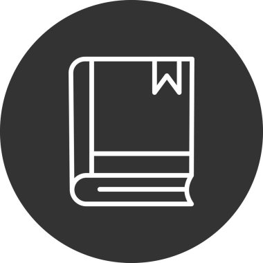 Kitap simgesi, modern vektör illüstrasyon tasarımı