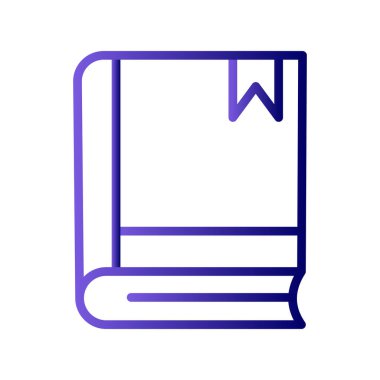 Kitap simgesi, modern vektör illüstrasyon tasarımı