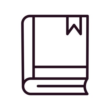 kitap simgesi, vektör illüstrasyonu