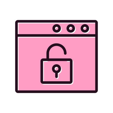 Web simgesi vektör illüstrasyonu