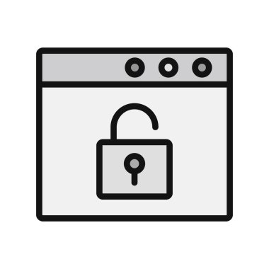 Web sitesi simgesi. kilit, parola, güvenlik, güvenlik, gizlilik, depolama, internet, koruma,