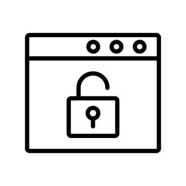 Web simgesi vektör illüstrasyonu