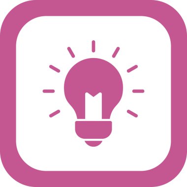 Fikir vektör çizimi, ampul işareti