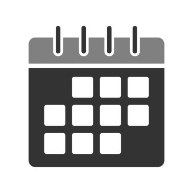 Takvim, planlayıcı. Basit resimleme