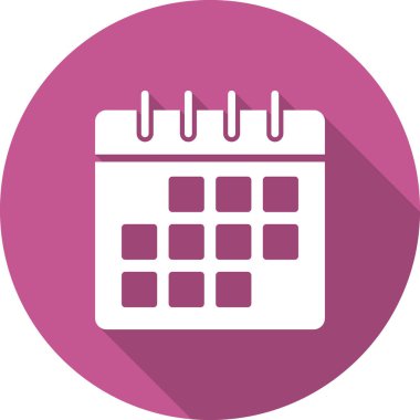 Takvim, planlayıcı. Basit resimleme