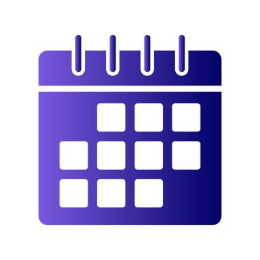 Takvim, planlayıcı. Basit resimleme