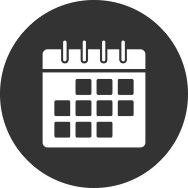 Takvim, planlayıcı. Basit resimleme