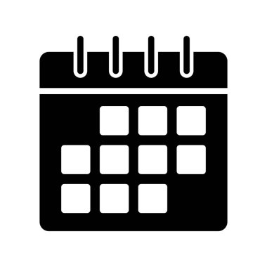 Takvim, planlayıcı. Basit resimleme