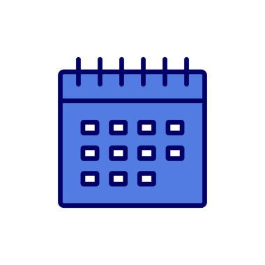 Takvim, planlayıcı. Basit resimleme