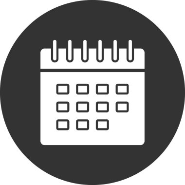 Takvim, planlayıcı. Basit resimleme