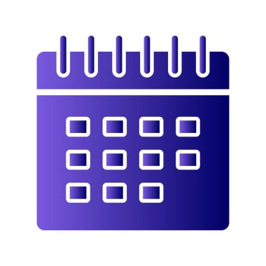 Takvim, planlayıcı. Basit resimleme