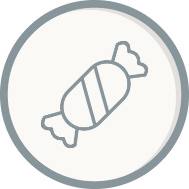 - Şeker. Web simgesi basit illüstrasyon