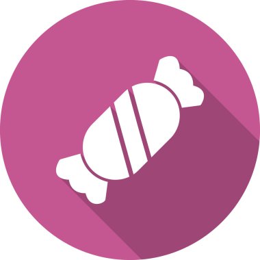 - Şeker. Web simgesi basit illüstrasyon