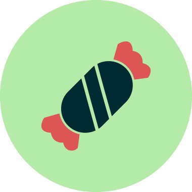 - Şeker. Web simgesi basit illüstrasyon