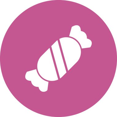 - Şeker. Web simgesi basit illüstrasyon