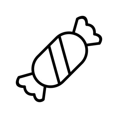 - Şeker. Web simgesi basit illüstrasyon