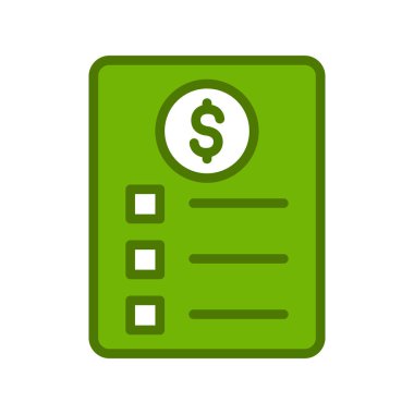 Kontrol listesi simgesi, vektör illüstrasyonu  