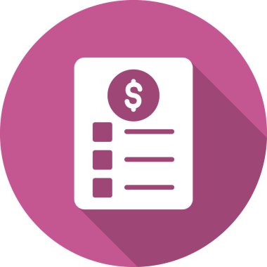 Kontrol listesi simgesi, vektör illüstrasyonu  