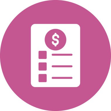 Kontrol listesi simgesi, vektör illüstrasyonu  