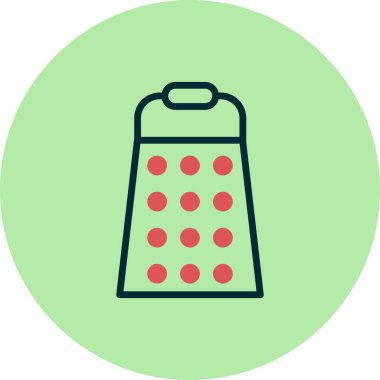 peynir rende kutsal kişilerin resmi, vektör çizim