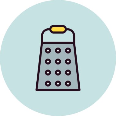 peynir rende kutsal kişilerin resmi, vektör çizim